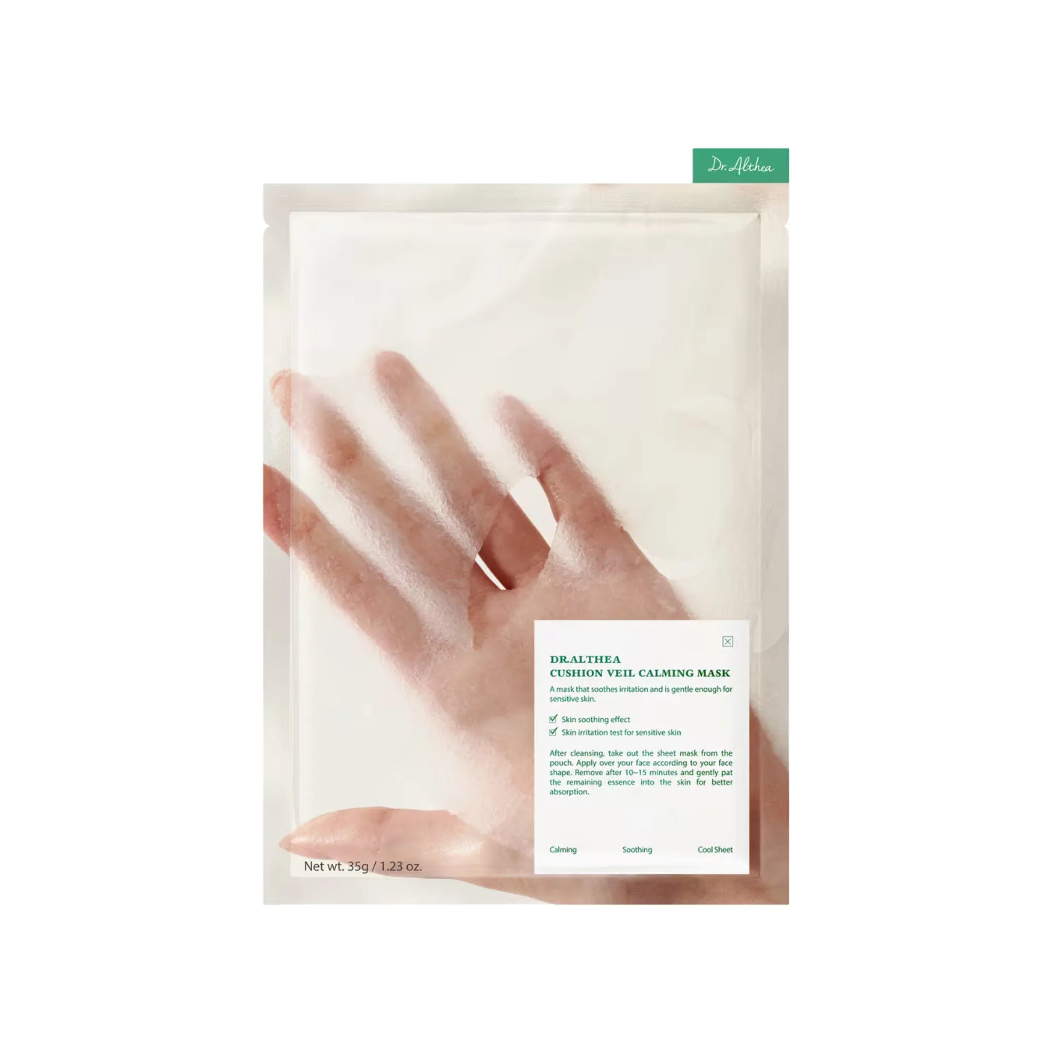 Cushion Veil Calming Mask - Mască Calmanta cu Efect de Răcorire pentru Ten Sensibil