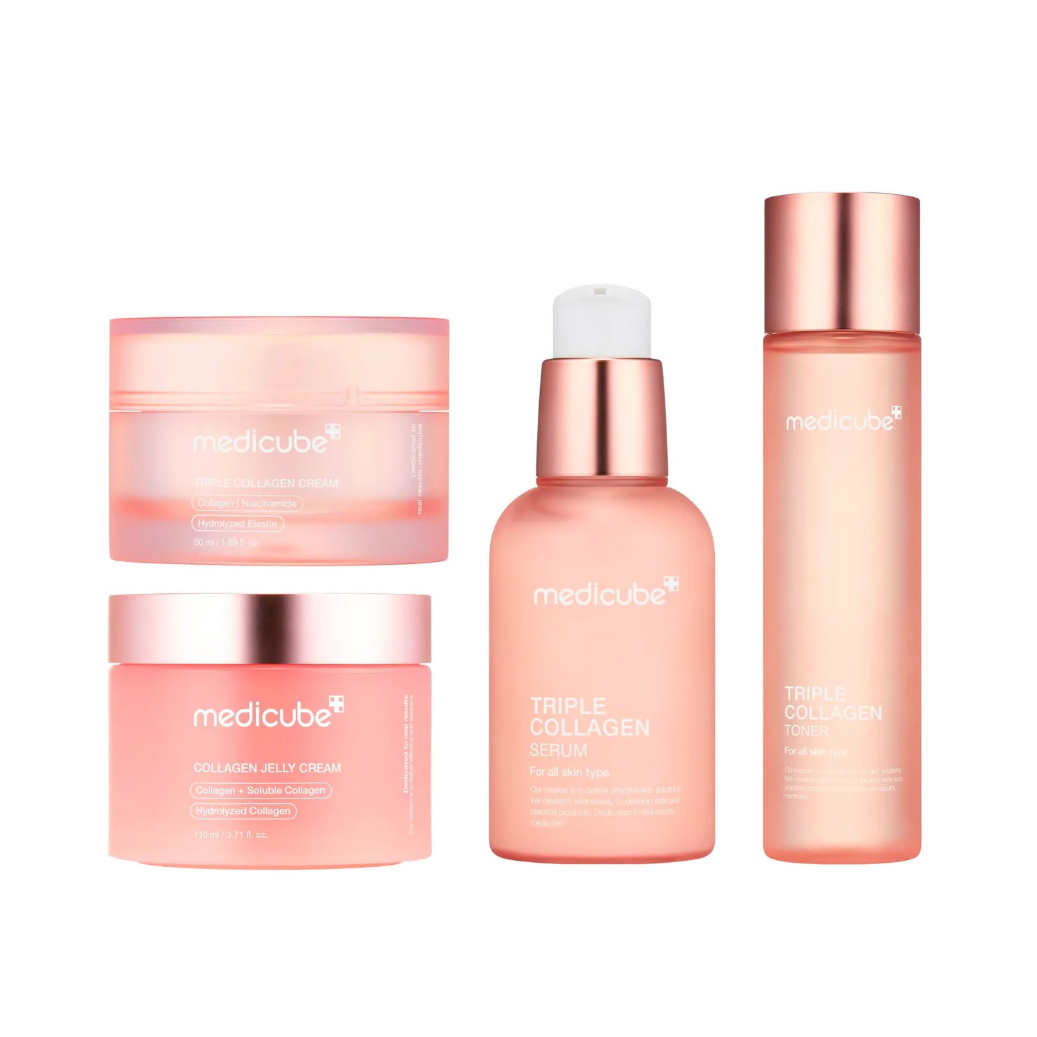 Korean Glow Essentials Kit - Rutină Completă cu Colagen pentru Elasticitate și Strălucire