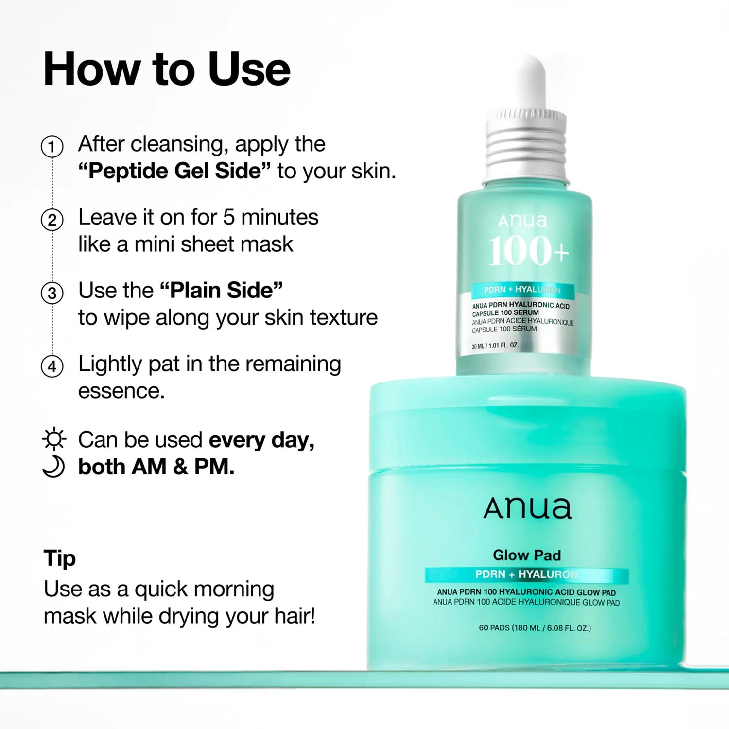 Dischete Iluminatoare cu PDRN, Acid Hialuronic și Colagen
