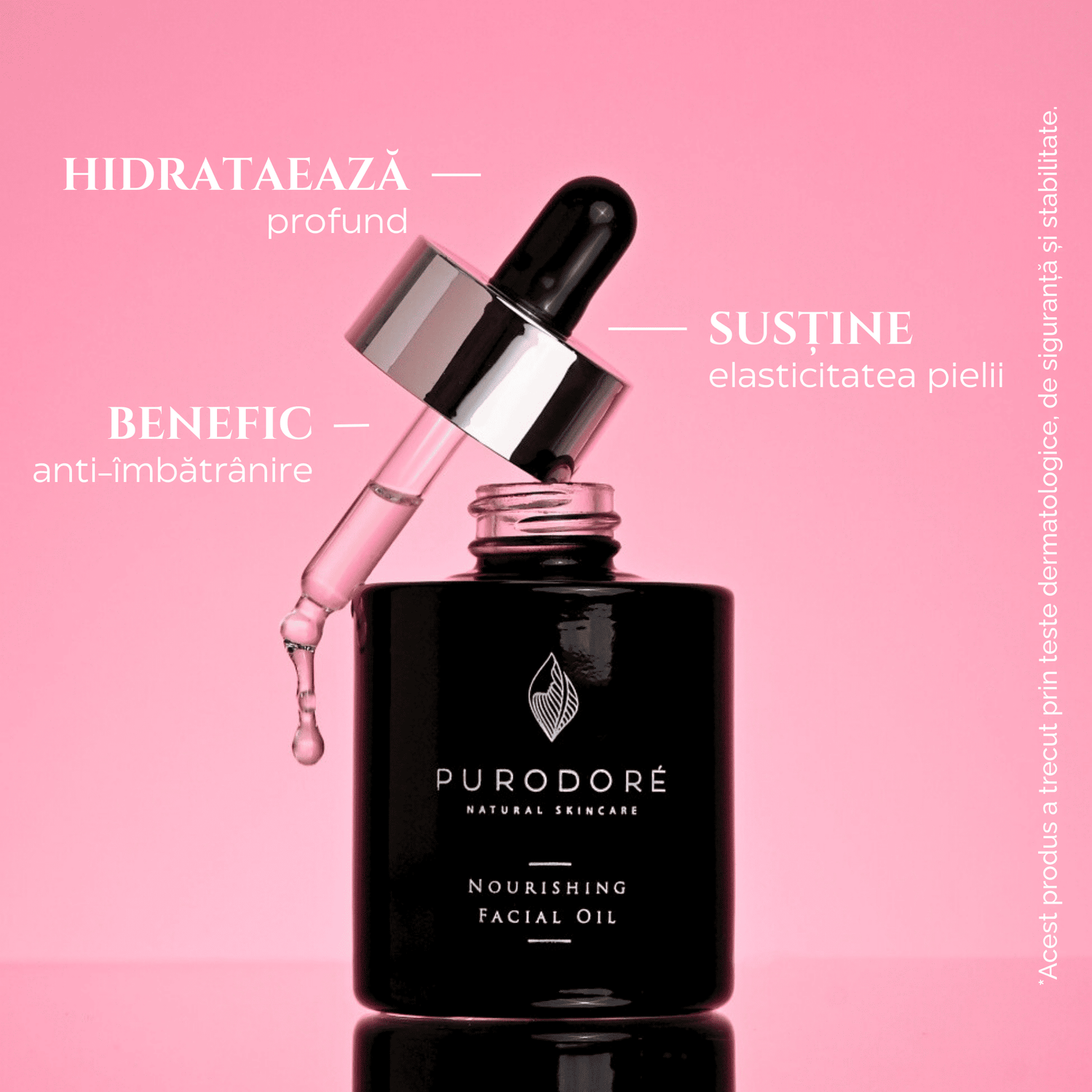 Ulei Facial Hidratant și Revitalizant cu Antioxidanți