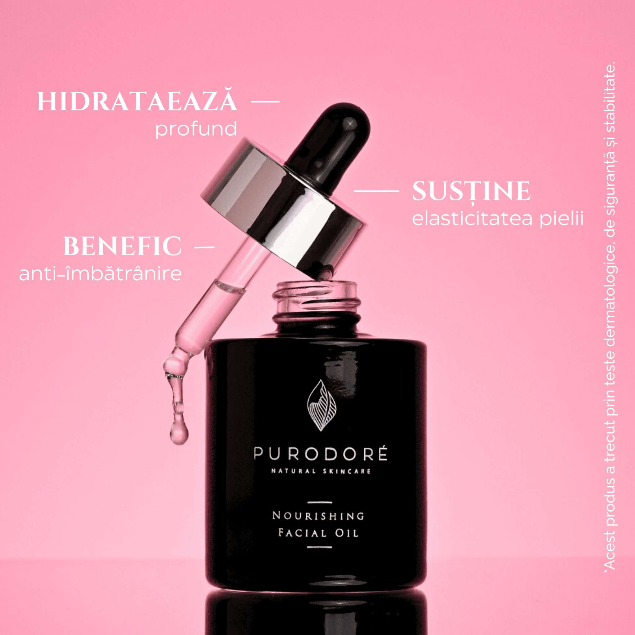 Ulei Facial Hidratant și Revitalizant cu Antioxidanți