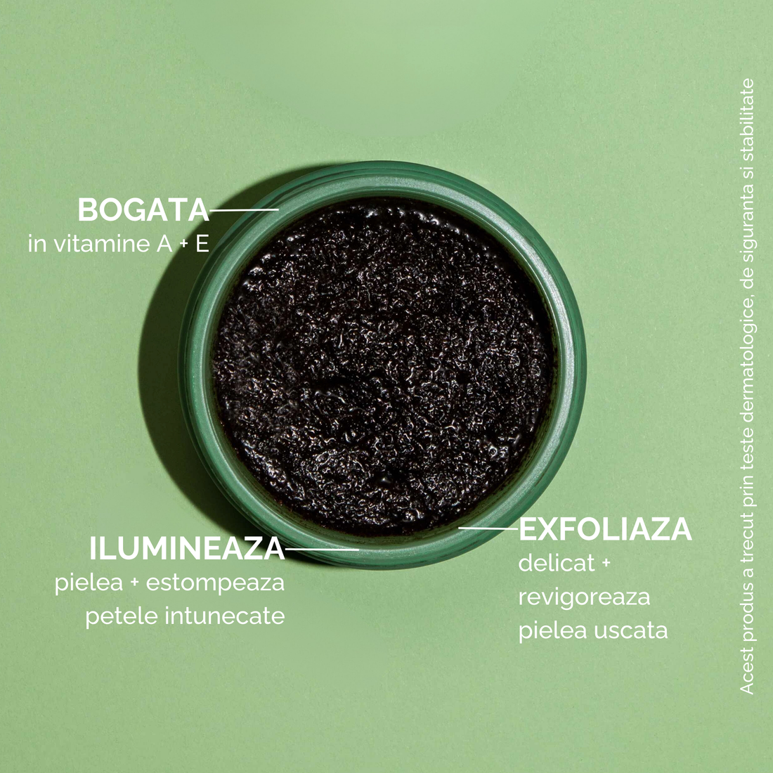 Exfoliant de Corp cu Lemongrass, Cafea + Unt de Shea