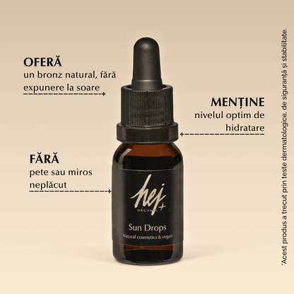 HEJ+ - Picături Autobronzante pentru Față cu DHA și Aloe Vera