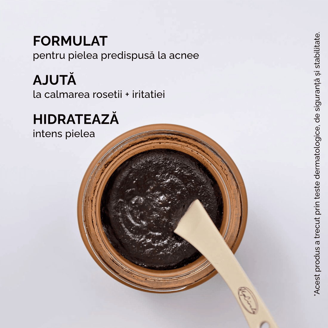 Scrub Exfoliant pentru Acnee cu Cafea și Ulei de Rozmarin