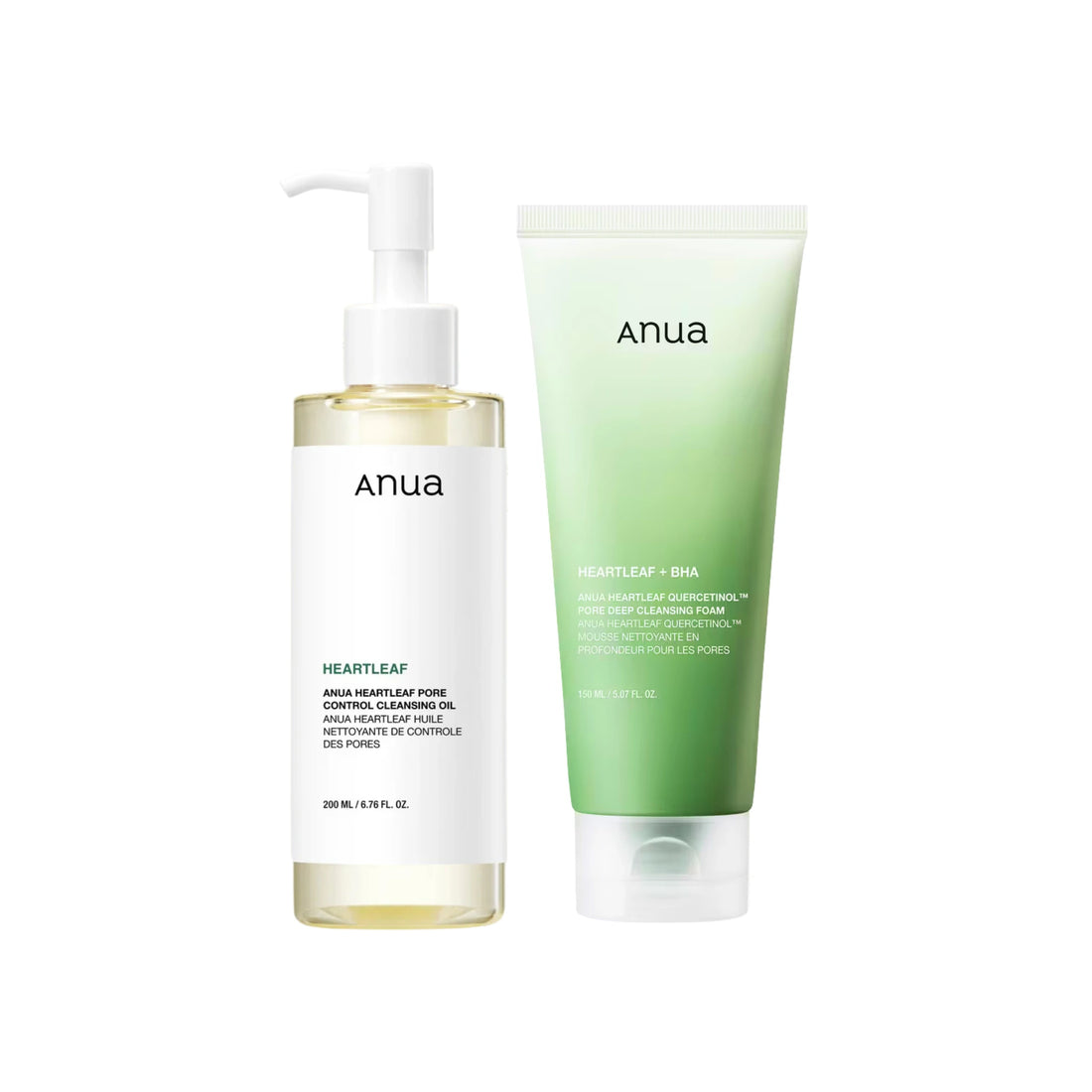 Set pentru Curățare Dublă cu Heartleaf - ANUA