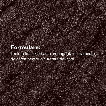 Scrub Exfoliant pentru Acnee cu Cafea și Ulei de Rozmarin