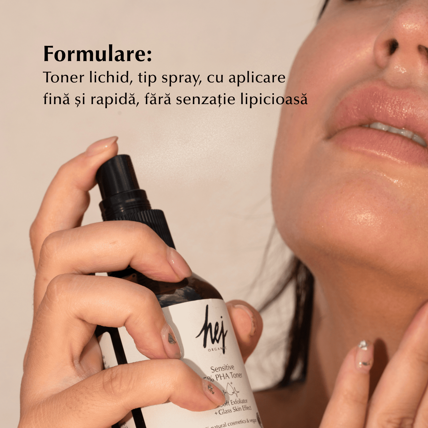 SENSITIVE - Toner Exfoliant Blând cu PHA, Ovăz și Mușețel