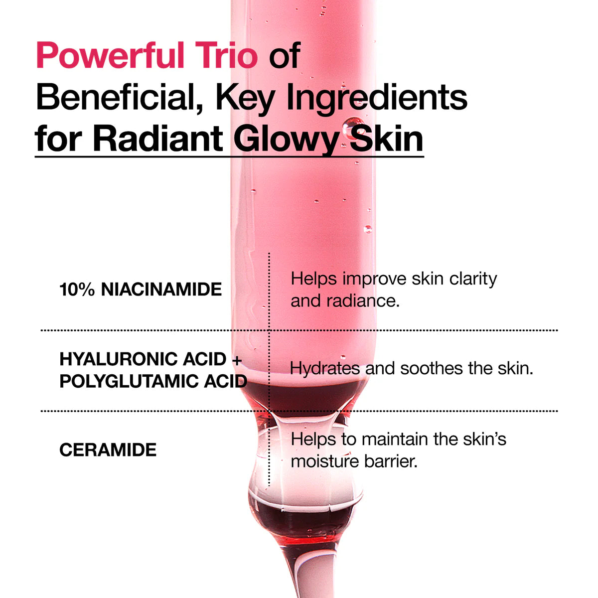 Ser pentru Luminozitate și Textură Uniformă cu 10% Niacinamidă și 4% TXA