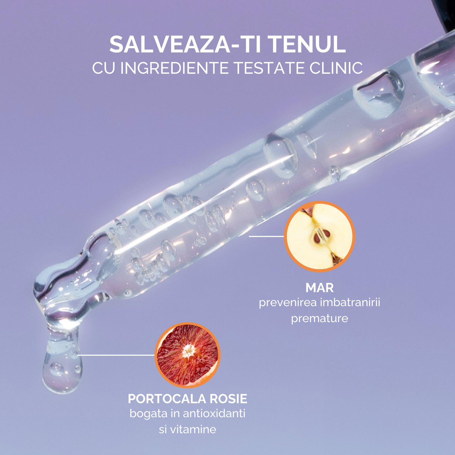 Ser cu Peptide, Mar + Portocala Rosie