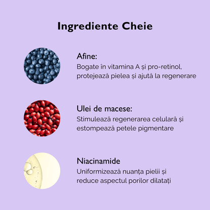 Cremă de Noapte Regenerantă cu Acid Hialuronic + Niacinamide