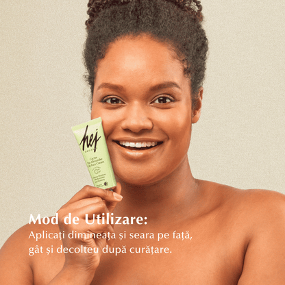 CACTUS - Cremă de Față 24h cu Cactus, Acid Hialuronic și Aloe Vera