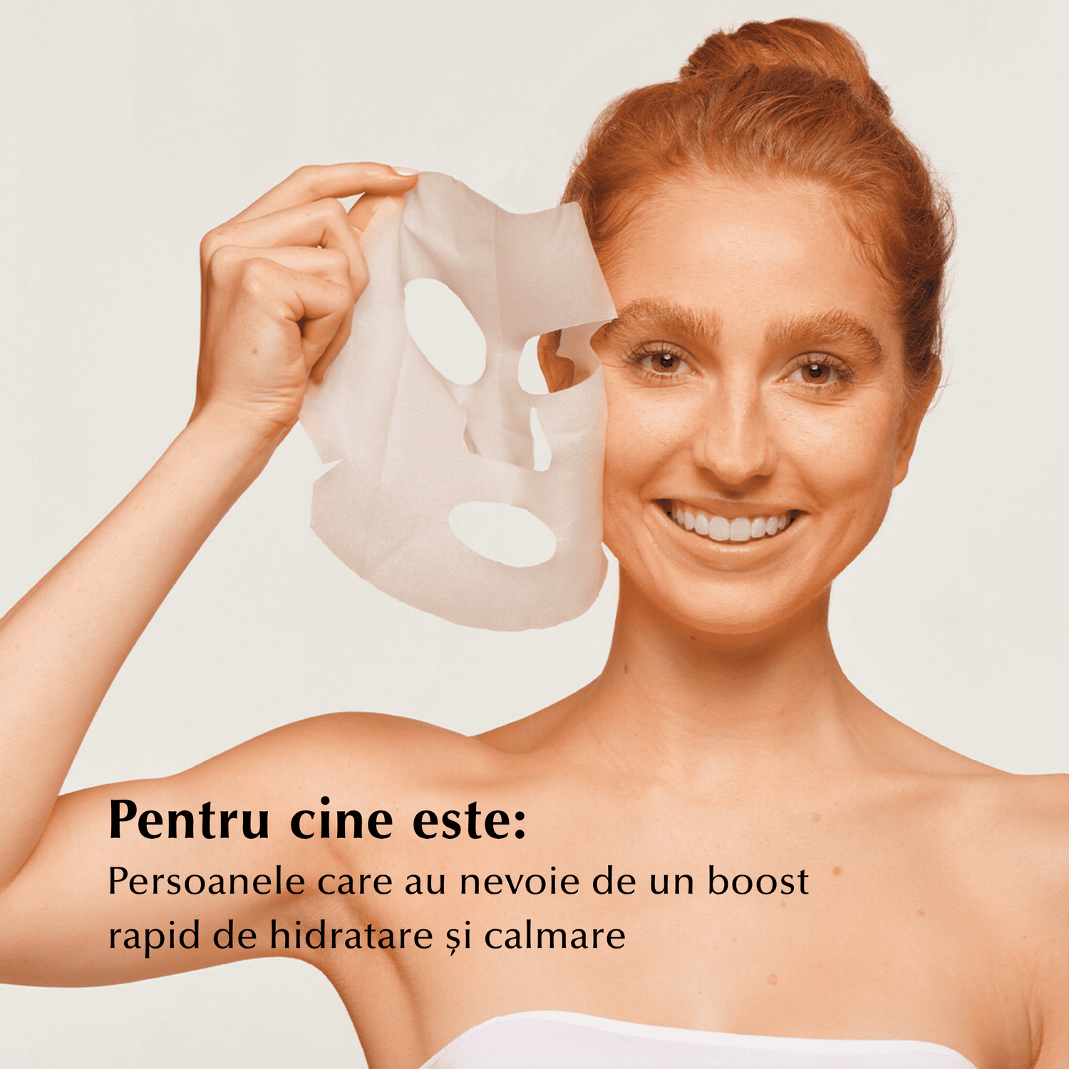 Mască Hidratantă Tip Șervețel cu Ovăz, Ulei de Cânepă și Amarant