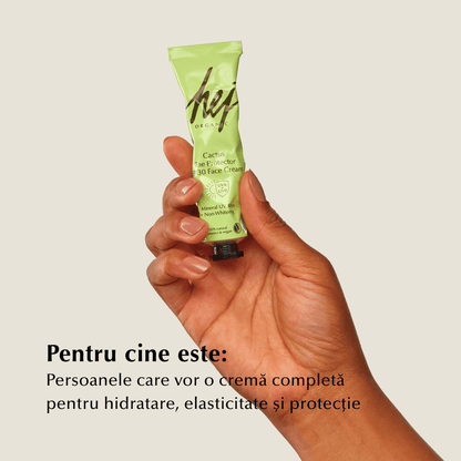 CACTUS - Cremă de Față 24h cu Cactus, Acid Hialuronic și Aloe Vera