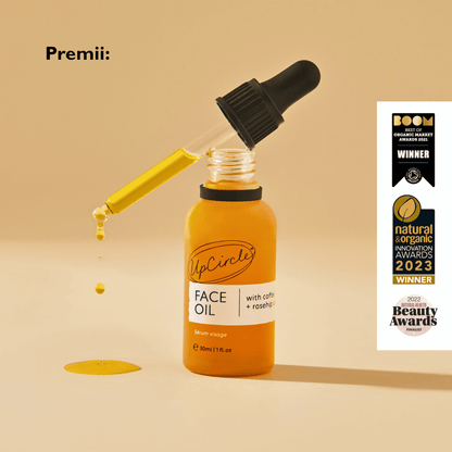 Ulei de Față pentru Luminozitate și Regenerare cu Cafea și Măceșe
