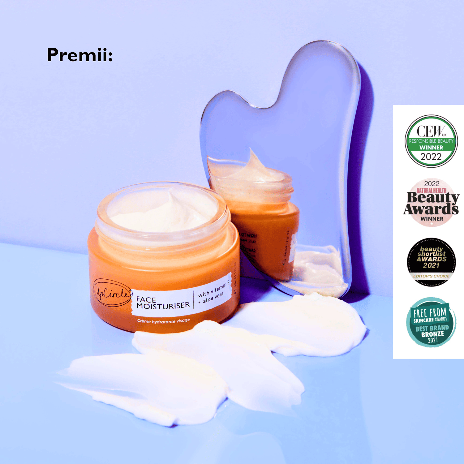 Cremă Hidratantă pentru Față cu Vitamina E + Aloe Vera