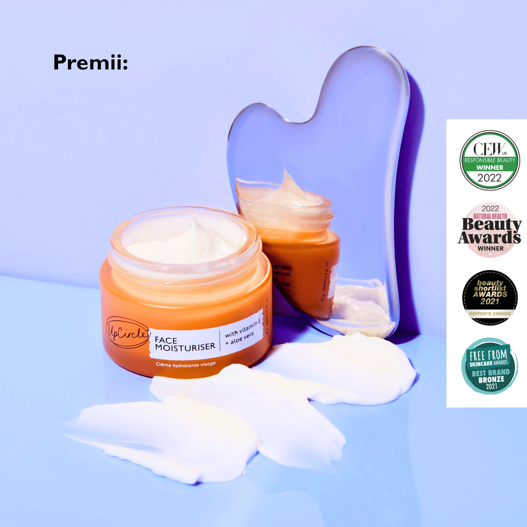 Cremă Hidratantă pentru Față cu Vitamina E + Aloe Vera