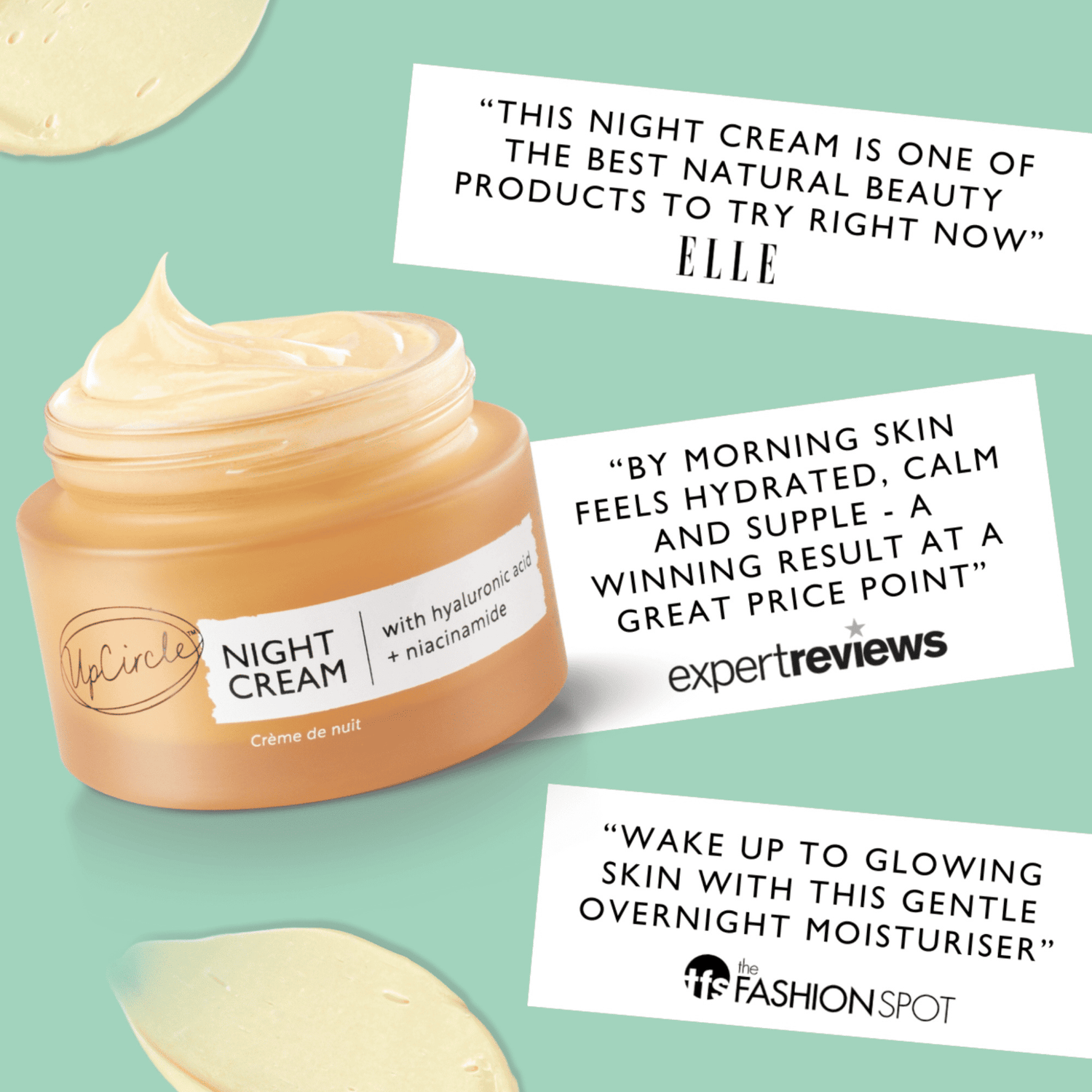Cremă de Noapte Regenerantă cu Acid Hialuronic + Niacinamide