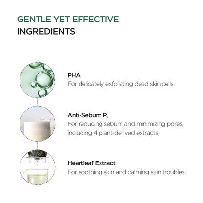 Heartleaf 77 Clear Pad – Dischete Toner Exfoliante cu Apă de Heartleaf