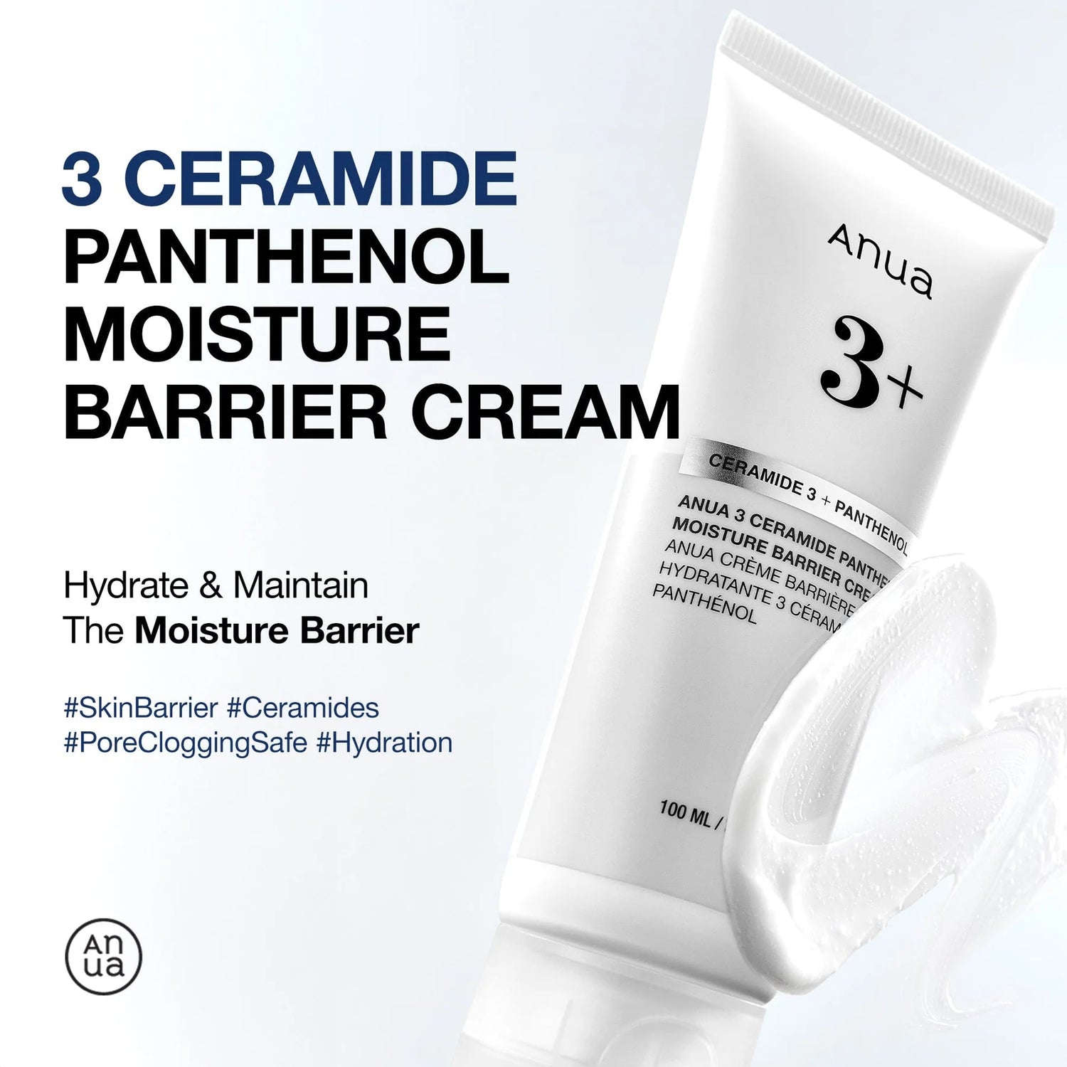 Cremă Hidratantă pentru Bariera Pielii cu 3 Ceramide și Panthenol
